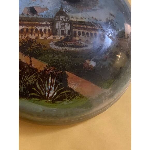 Vintage Paperweight Midwinter Fair 1894 San Francisco ANTIQUE - Picture 5 of 10